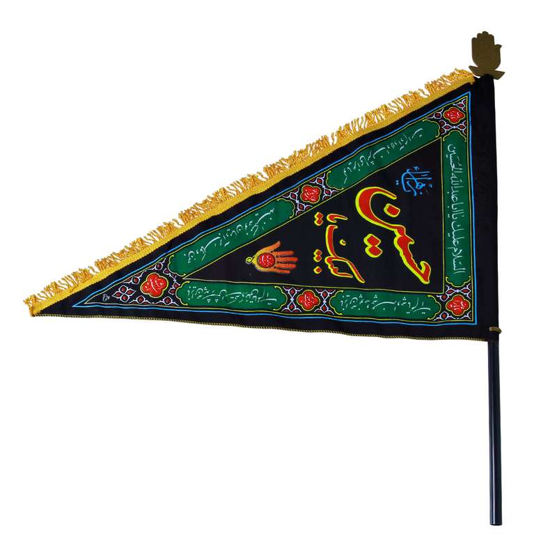 پرچم مدل عزاداری لبیک یا حسین کد PAR-086