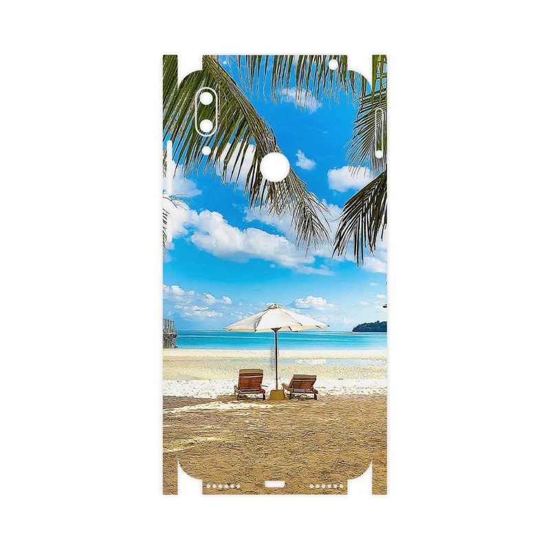 برچسب پوششی ماهوت مدل Beach-FullSkin مناسب برای گوشی موبایل هوآوی Y7 Prime 2019