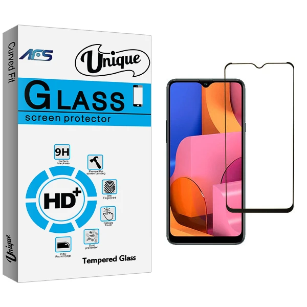 محافظ صفحه نمایش ای اف اس مدل Unique Glass مناسب برای گوشی موبایل سامسونگ galaxy A20s