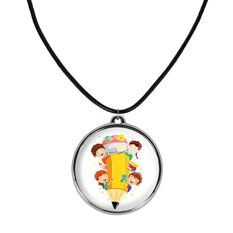 گردنبند خندالو مدل بازگشت به مدرسه کد 3003230033