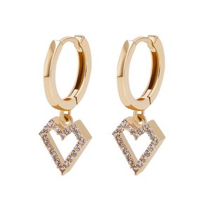 گوشواره طلا 18 عیار زنانه تاج مدل لارا