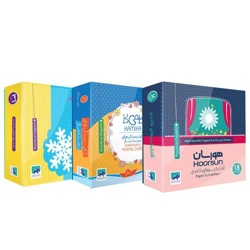 آموزش اوریگامی اوریمان مدل خلاقیت مجموعه 3 عددی