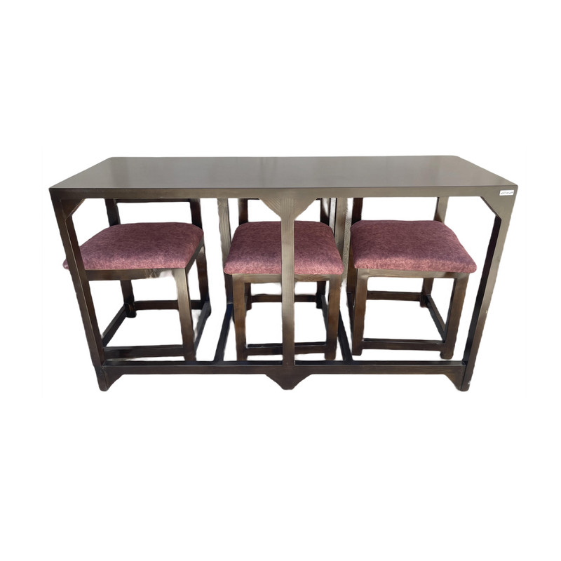 میز و صندلی ناهارخوری 3 نفره گالری چوب آشنایی مدل Ti-716