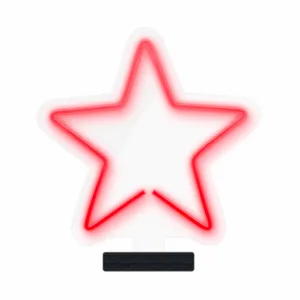 چراغ رومیزی ریموت دار مدل STARS-GL_RD-GLASS