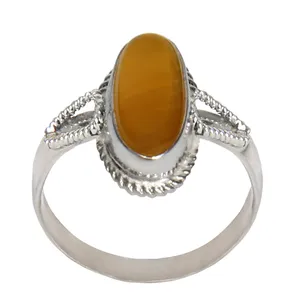 انگشتر نقره زنانه بازرگانی میلادی مدل سنگ عقیق یمنی شرف الشمس رکاب سیلندری کد AW_040