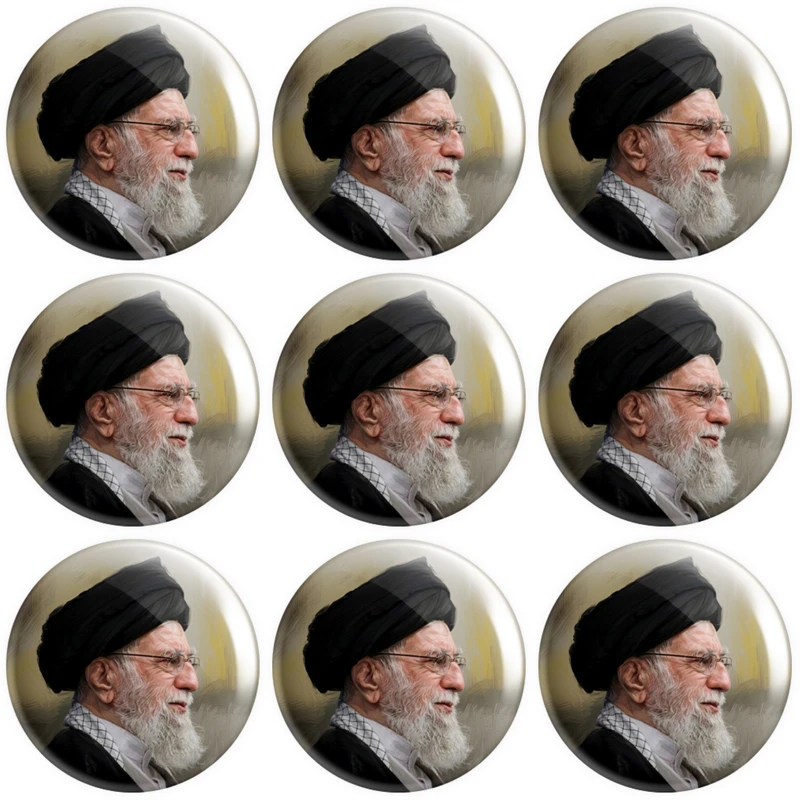 پیکسل طرح رهبر شهید امام خامنه‌ای کد 18 مجموعه 9 عددی