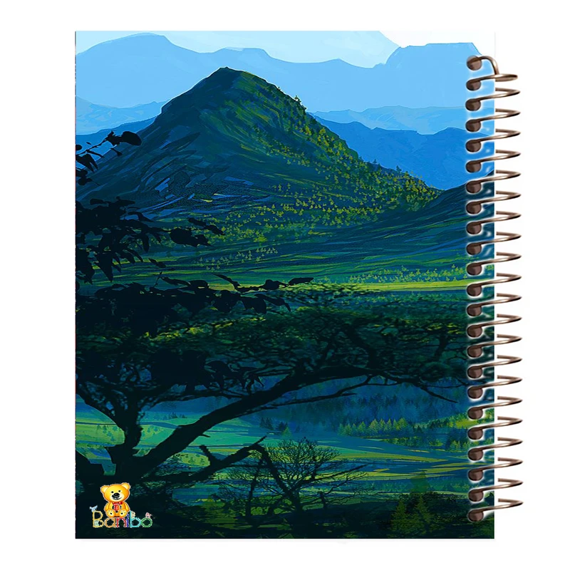 دفتر مشق 100 برگ بانیبو طرح جنگل کد 243
