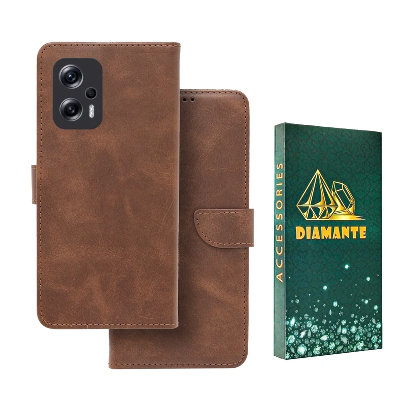 کیف کلاسوری دیامانته مدل Bors Gn مناسب برای گوشی موبایل شیائومی Poco X4 Gt
