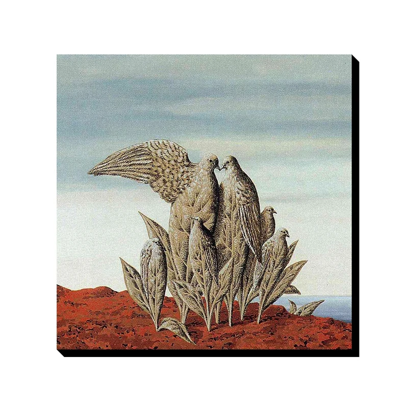 تابلو ترمه طراحان ایده طرح جزیره گنج از ماگریت کد art0384