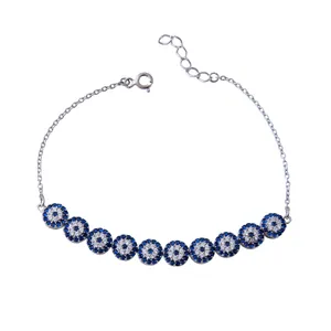   دستبند نقره زنانه بازرگانی میلادی کد DP_243