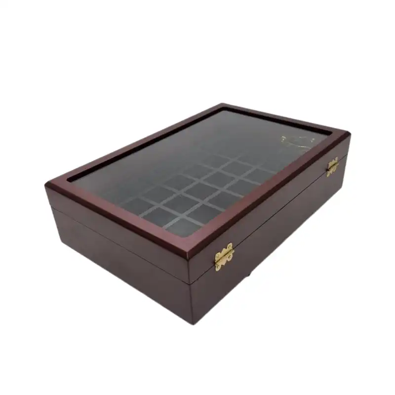 جعبه انگشتر مدل 40 خانه قفل دار