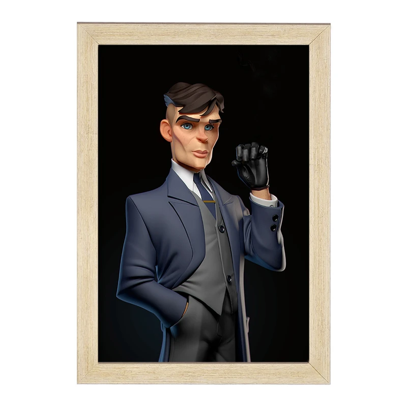 تابلو خندالو مدل پیکی بلایندرز (Peaky Blinders) کد F3