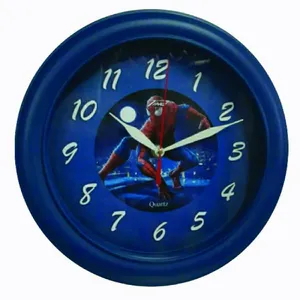 ساعت دیواری کودک تینا مدل مرد عنکبوتی