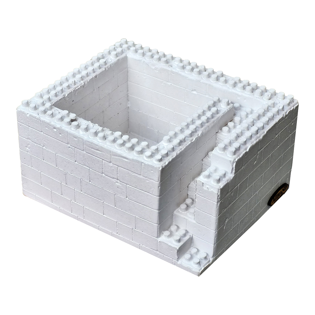 گلدان بتنی آژند گالری مدل Lego کد 01