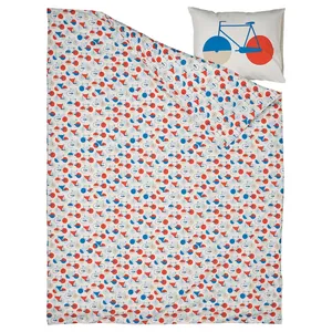 سرویس ملحفه ایکیا مدل SPORTSLIGBIKE یک نفره 2 تکه