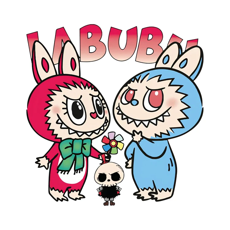 استیکر پارچه و لباس پاد آفرین مدل لبوبو کد 520