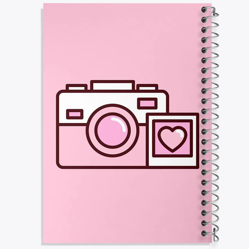 دفتر مشق 50 برگ خندالو طرح دوربین عکاسی کد N2060