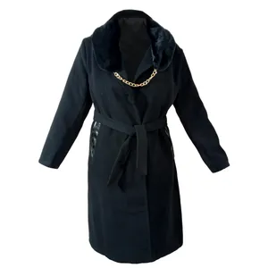 پالتو زنانه مدل کمردار کد 26