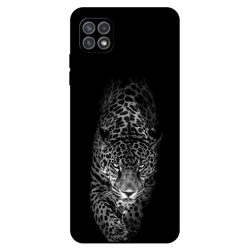 کاور مگافون طرح پلنگ مدل 1879 مناسب برای گوشی موبایل سامسونگ Galaxy A22 5G   
