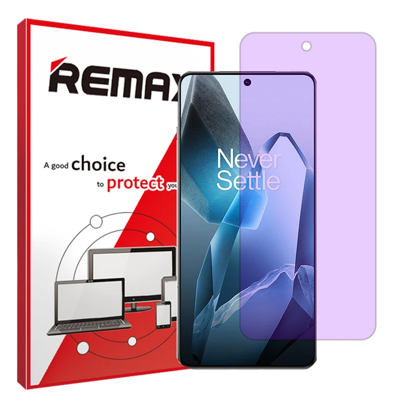 محافظ صفحه نمایش ضد اشعه بنفش ریمکس مدل Resistant‌ مناسب برای گوشی موبایل وان پلاس 13