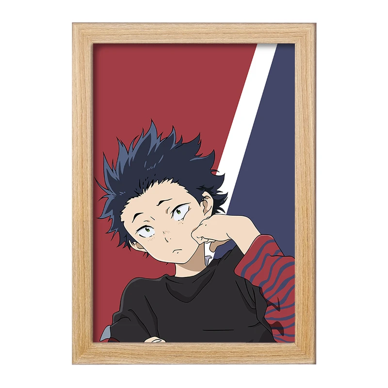 تابلو خندالو مدل شویا ایشیدا انیمه سایلنت ویس A Silent Voice  کد 15792