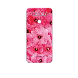MAHOOT Pink-Flower Cover Sticker for LG K51S
