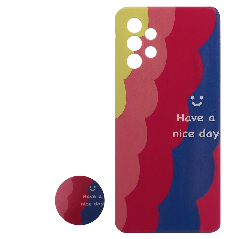 کاور مدل B1003 مناسب برای گوشی موبایل سامسونگ Galaxy A32 4G به همراه پایه نگهدارنده