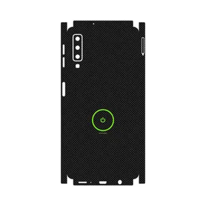 MAHOOT Minimal Power Button-FullSkin Cover Sticker for Samsung Galaxy A7 2018