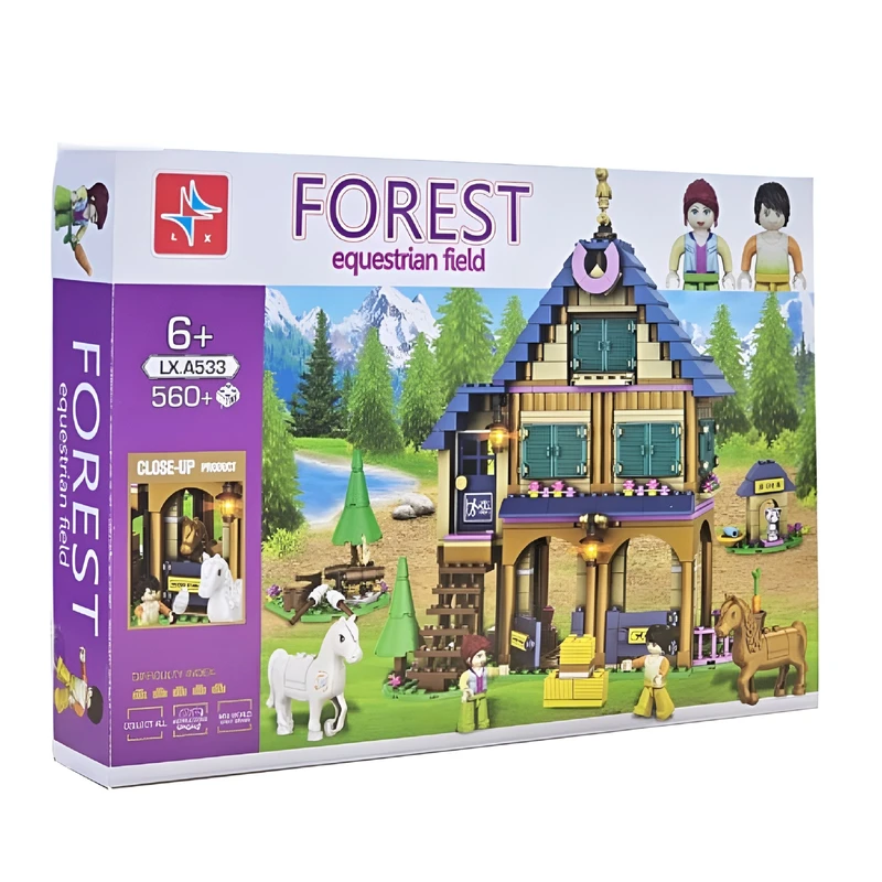 ساختنی 560 تکه فارست مدل ویلای جنگلی کد LX.A533