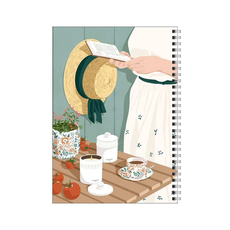 دفتر مشق 80 برگ بامبیلیپ طرح عصرونه در خانه ساحلی کد 7695857