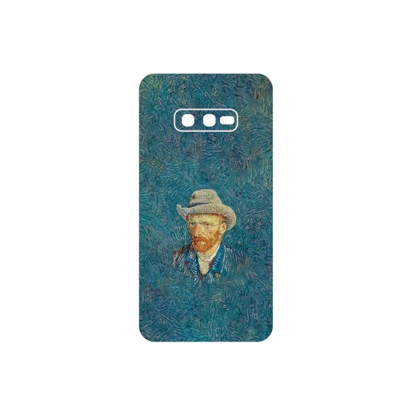 برچسب پوششی ماهوت مدل Self portrait with a gray felt hat مناسب برای گوشی موبایل سامسونگ Galaxy S10e