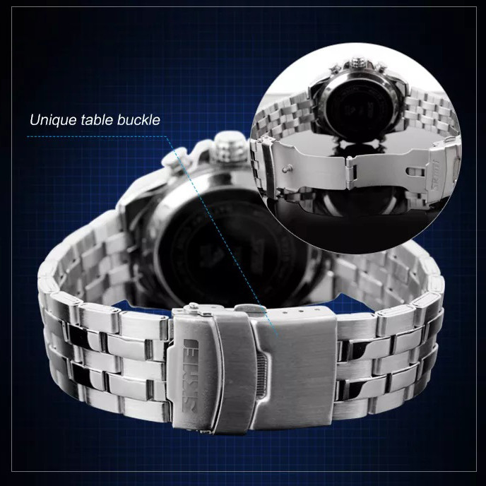 ساعت مچی عقربه‌ای مردانه اسکمی مدل 0993blc