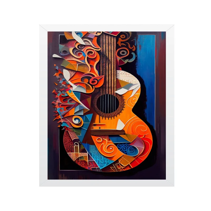 تابلو مدل گیتار آکوستیک