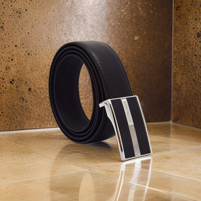 عکس شماره 4 : کمربند مردانه چرم کی تی مدل پلاکی کد 750in700