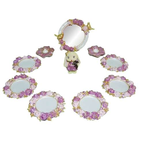 مجموعه ظروف هفت سین 10 پارچه مدل گل رز 