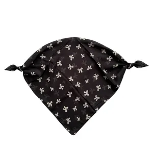 مینی اسکارف زنانه مدل نخی پاپیونی ریز