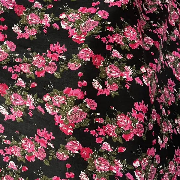 پارچه لباس مدل نخی گلدار کد 45
