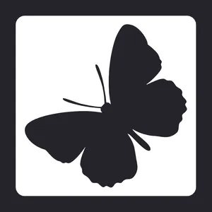  شابلون دکو رستا مدل پروانه کد S12