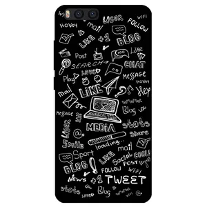 Megafone Social Media 1898 Cover For Xiaomi Mi Note 3