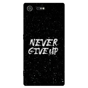 Megafone Never give up 1871 Cover For Sony Xperia XZ Premium