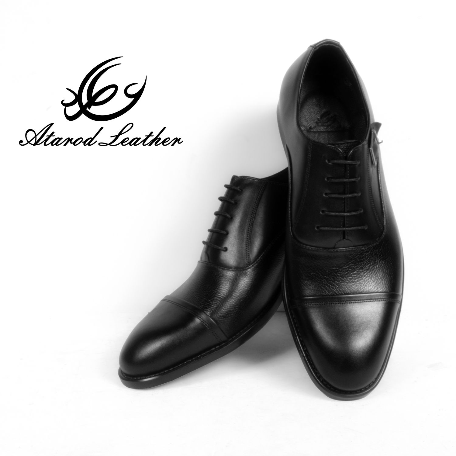 کفش مردانه چرم عطارد مدل چرم طبیعی کد SH137 -  - 8