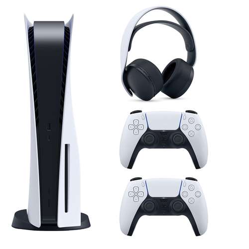 کنسول بازی سونی مدل PlayStation 5 ظرفیت 825 گیگابایت ریجن 1218 آسیا به همراه دسته اضافی و هدست