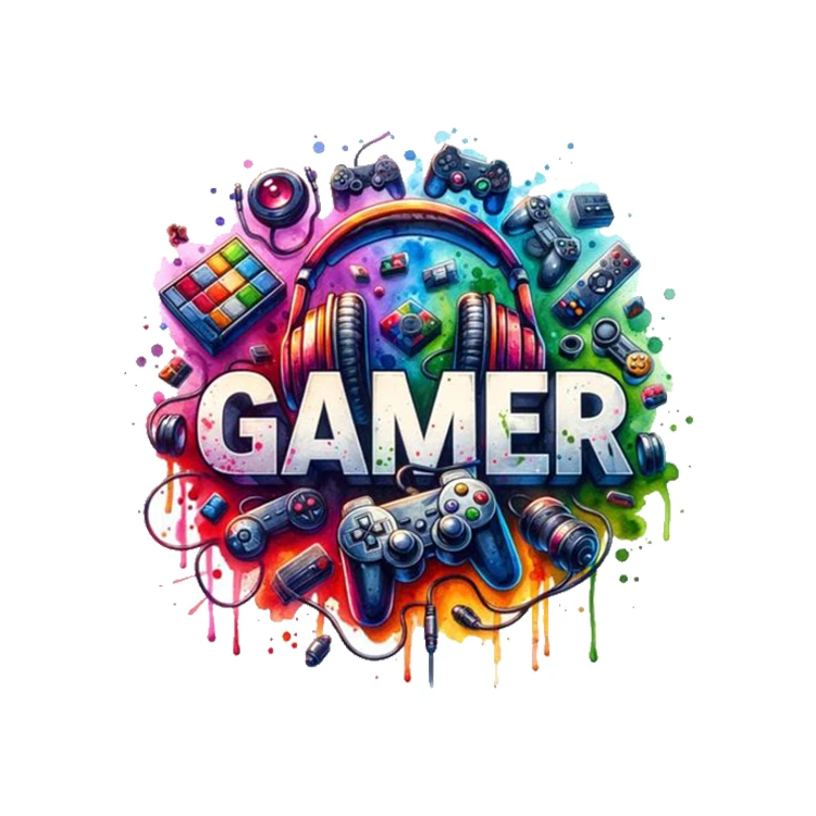 استیکر پارچه و لباس پاد آفرین مدل گیمر کد 1437