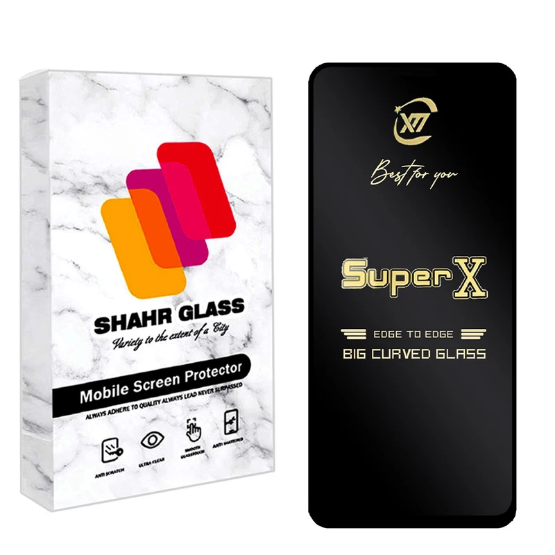 محافظ صفحه نمایش شهر گلس مدل SUPERS مناسب برای گوشی موبایل شیائومی Redmi Note 12T Pro