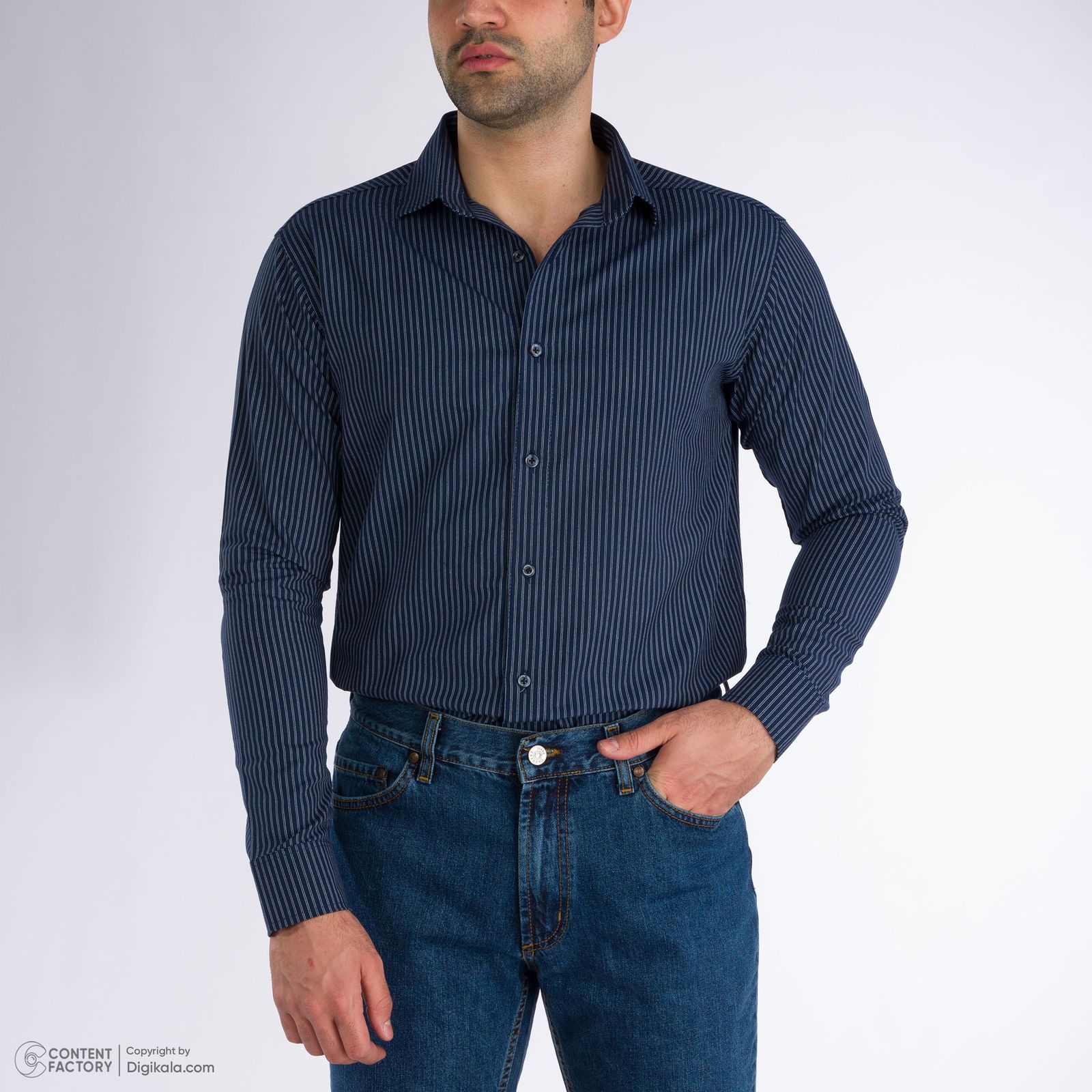 پیراهن آستین بلند مردانه باینت مدل 2261715-59 -  - 7