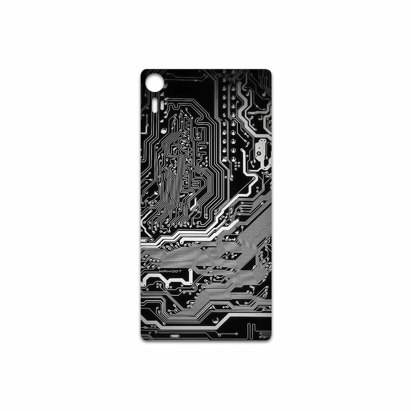 برچسب پوششی ماهوت مدل Black Printed Circuit Board مناسب برای گوشی موبایل لنوو Vibe Shot