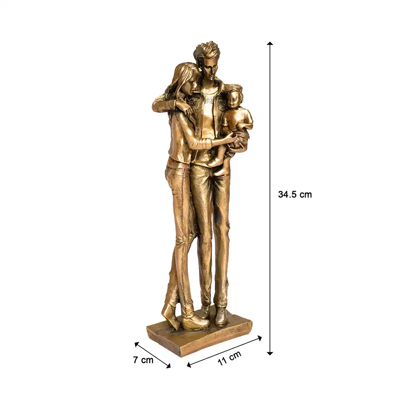 مجسمه گلد کیش مدل خانواده کد GK4530-1