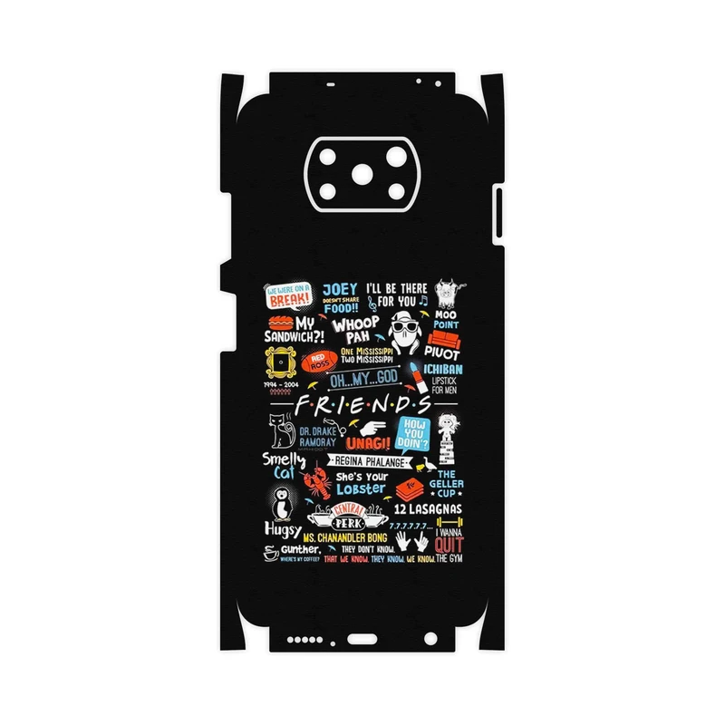 برچسب پوششی ماهوت مدل Friends 2-FullSkin مناسب برای گوشی موبایل شیائومی Poco X3 NFC