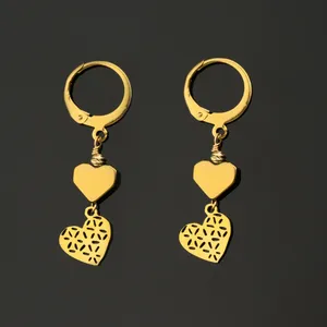 گوشواره طلا 18 عیار زنانه مدل rk100