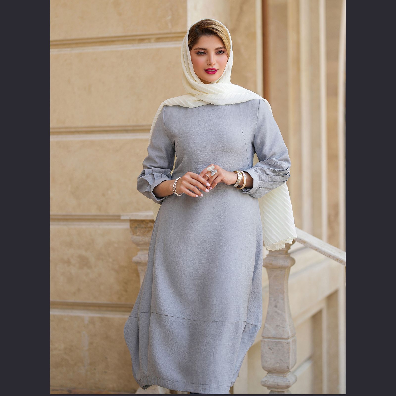 پیراهن زنانه السانا مدل نورسا کد 123703 -  - 2